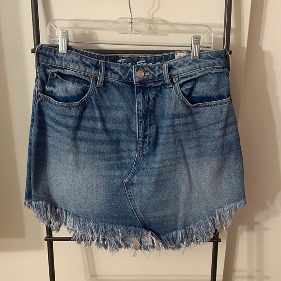 Free People Denim Skirt (Size 30/Standard) - Picture 1 of 10